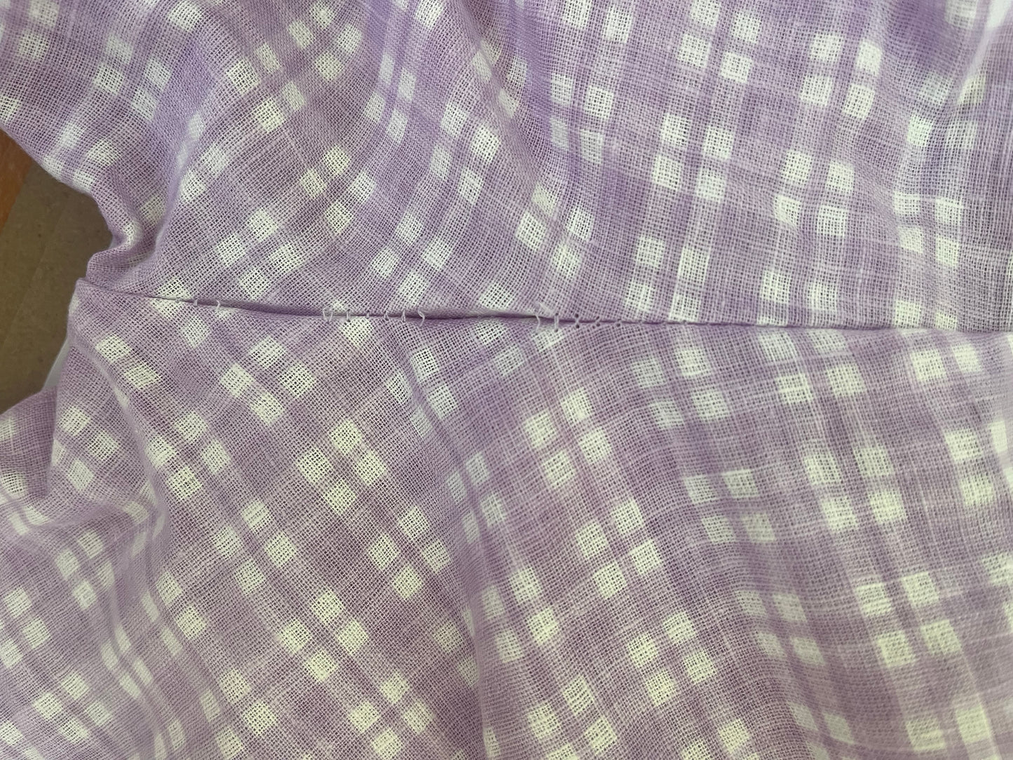 Bobbi Pant | Gingham 'lilac'