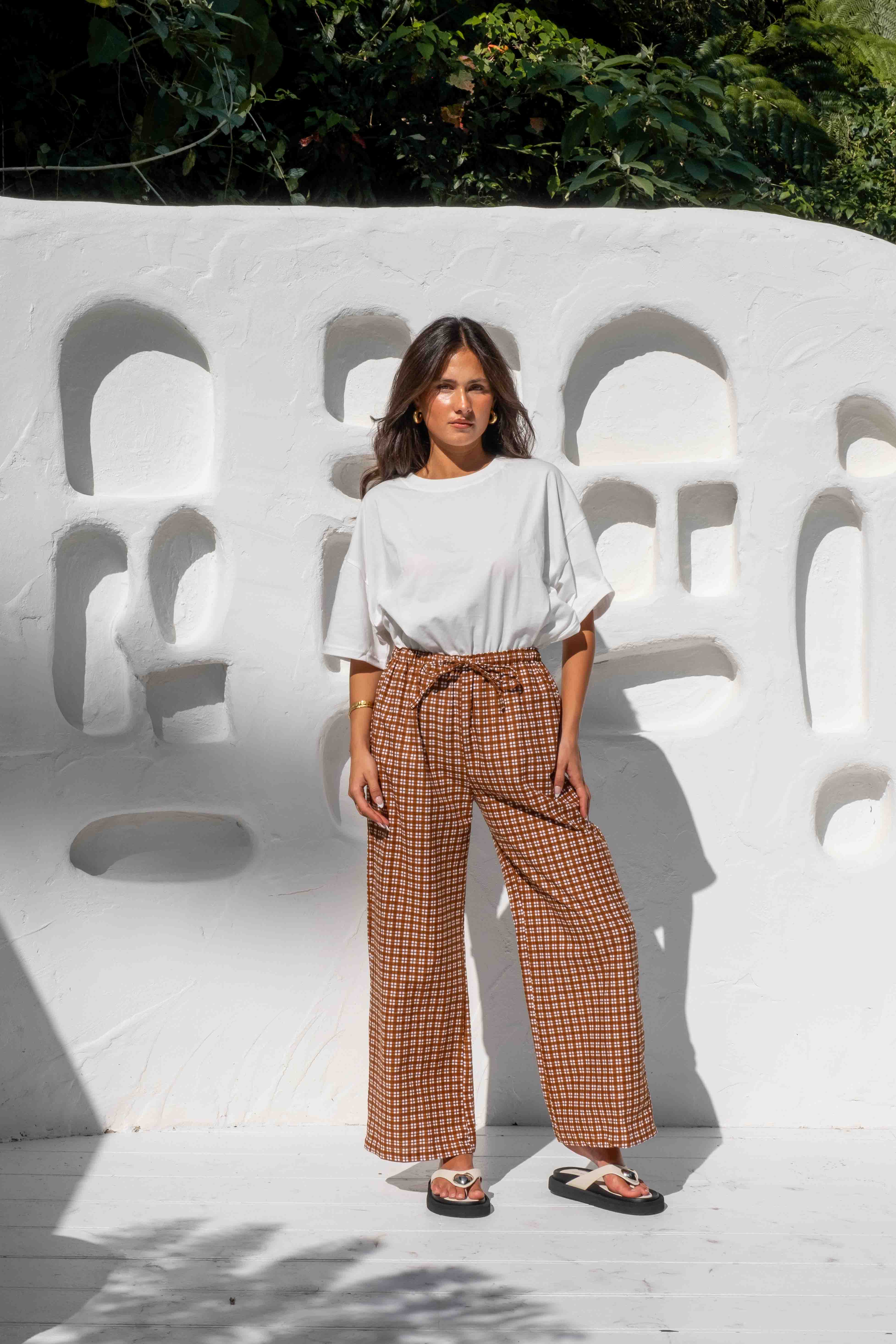 Bowie Barrel Pants - Toffee