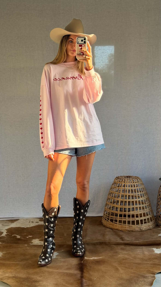 Romance Long Sleeve | Pink