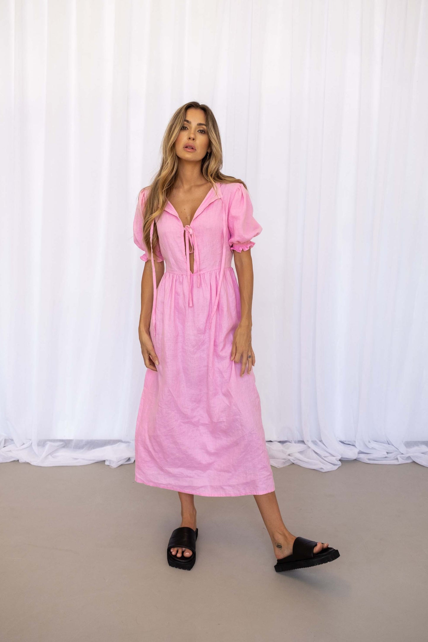The Paloma Dress | Hot Pink
