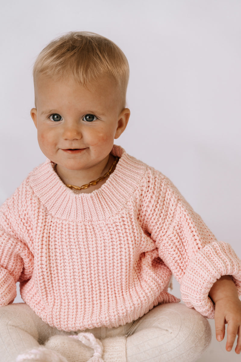 Baby girl knitted on sale jumper