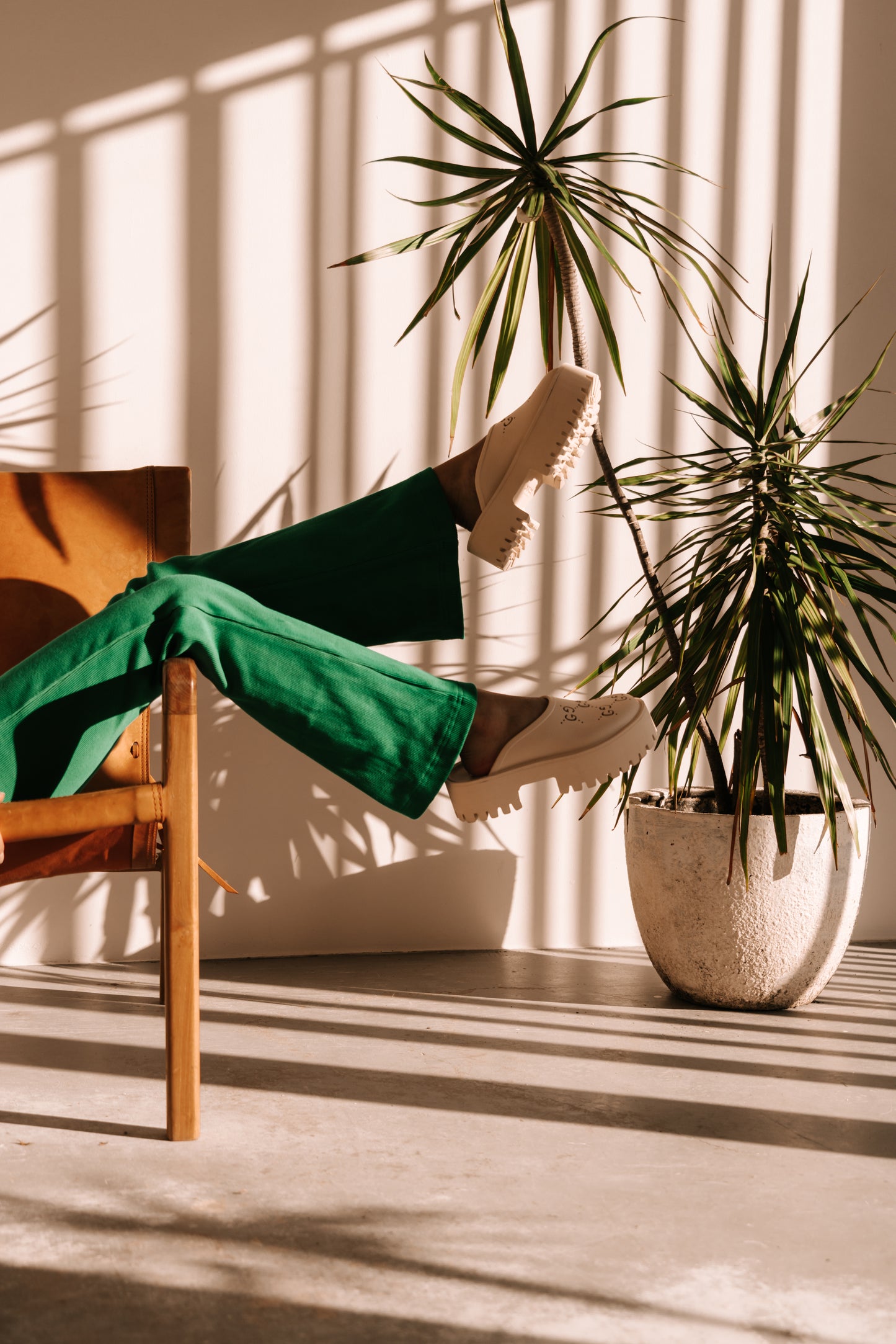 Nova Ribbed Flare | Green