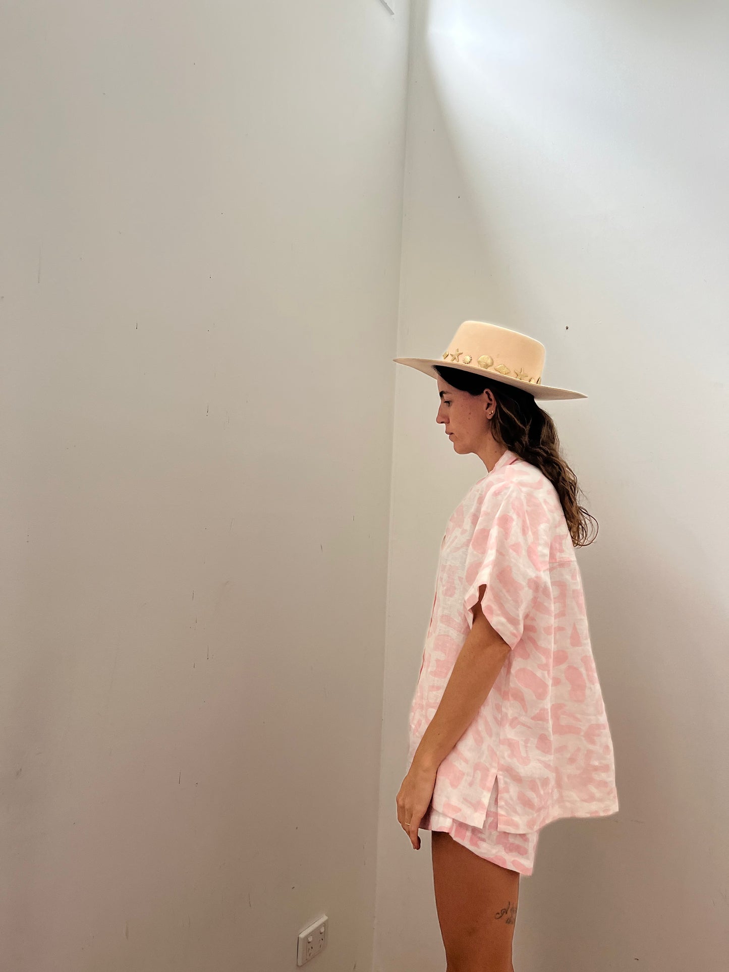The Callie Shirt 'shapes’ | Pink