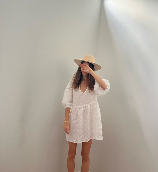 The Flora Dress | White