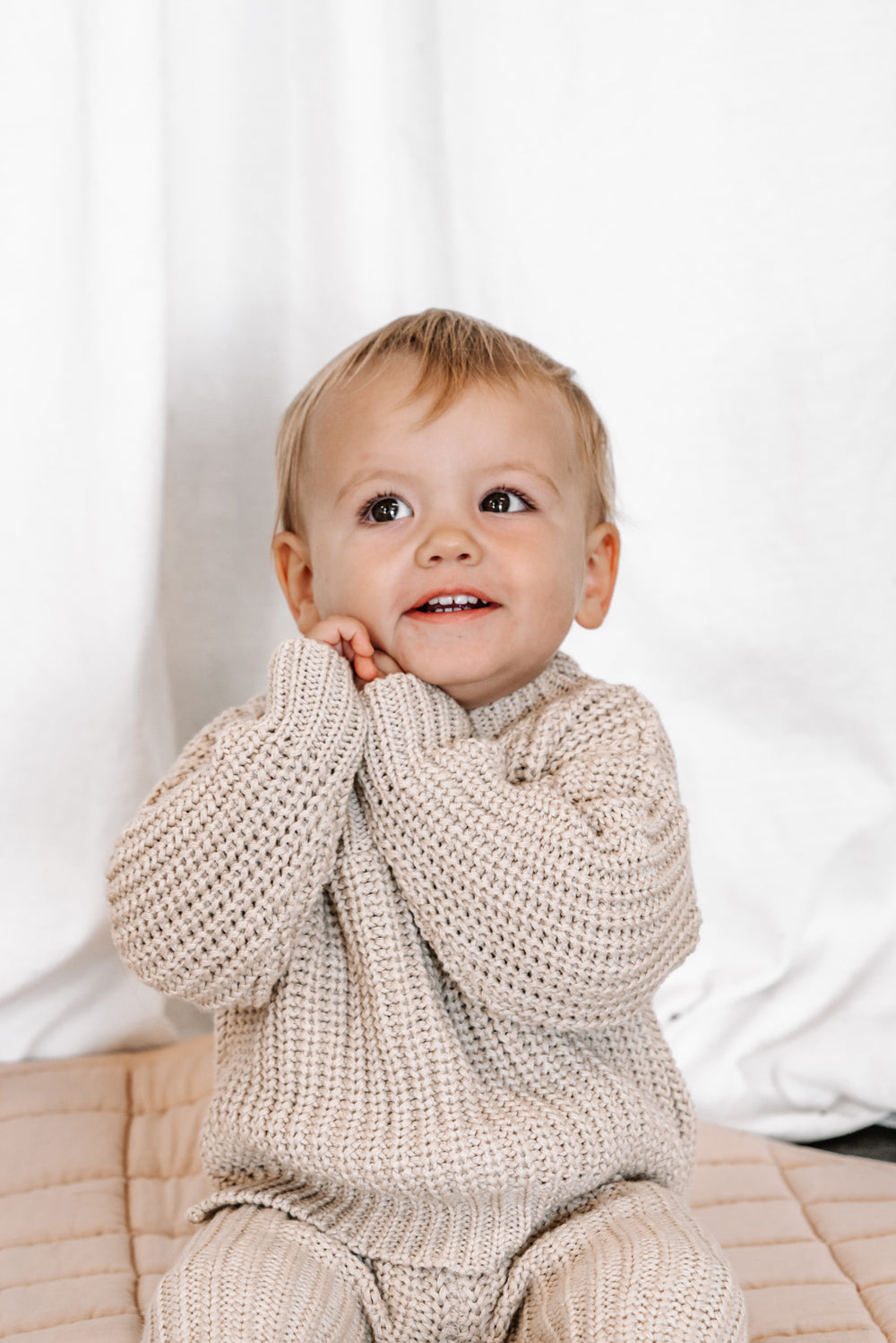 Posey Knit Jumper | Oat