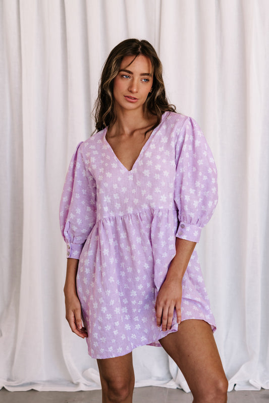 The Flora Dress | Daisy Lavender