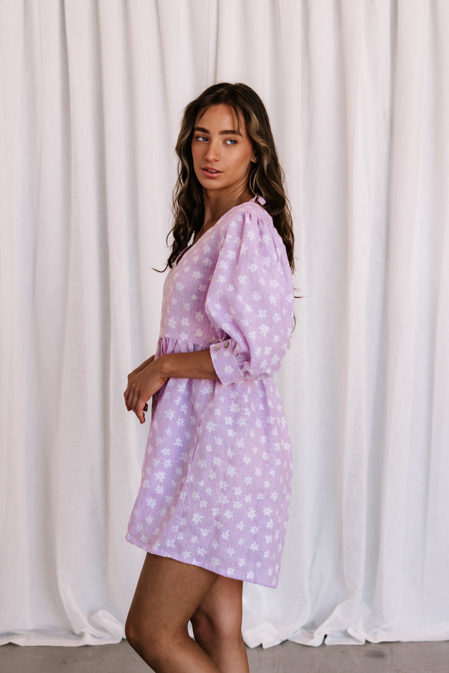 The Flora Dress | Daisy Lavender