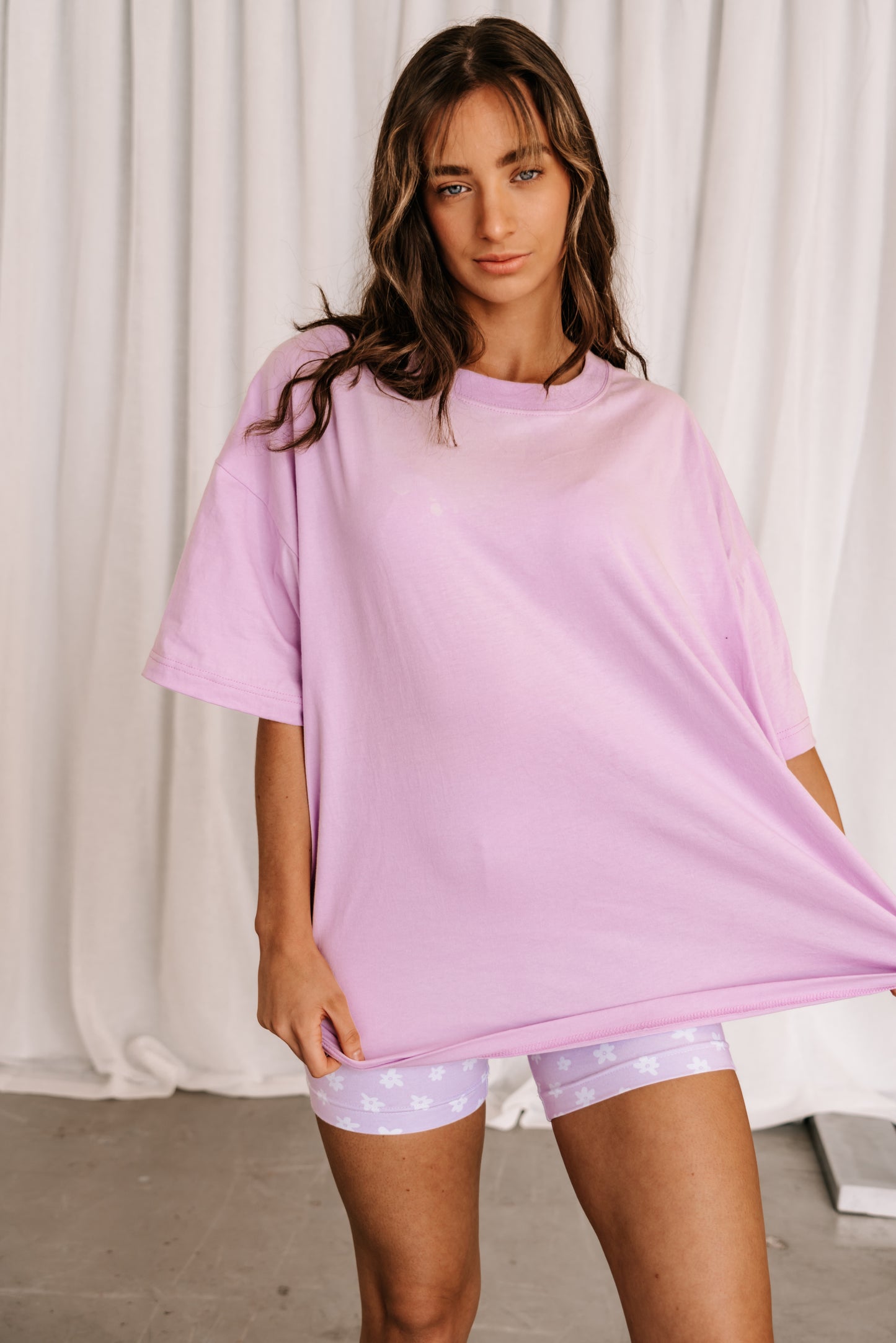 Astrid Oversized Tee | Lavender