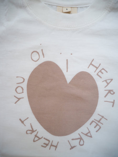 Mini Heart You Tee | Sand