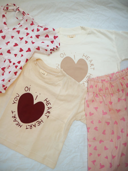 Mini Bobbi Pant | Heart 'Butter + Pink'