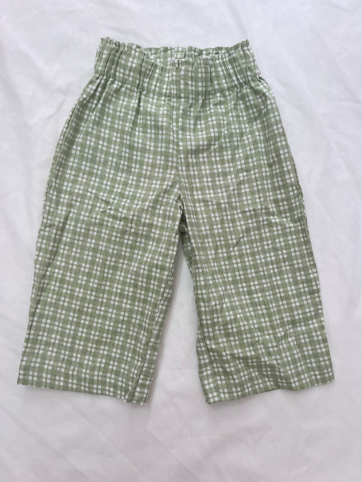 Mini Bobbi Pant | Gingham 'green'