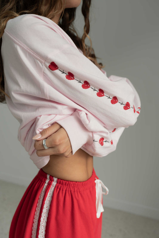 Romance Long Sleeve | Pink