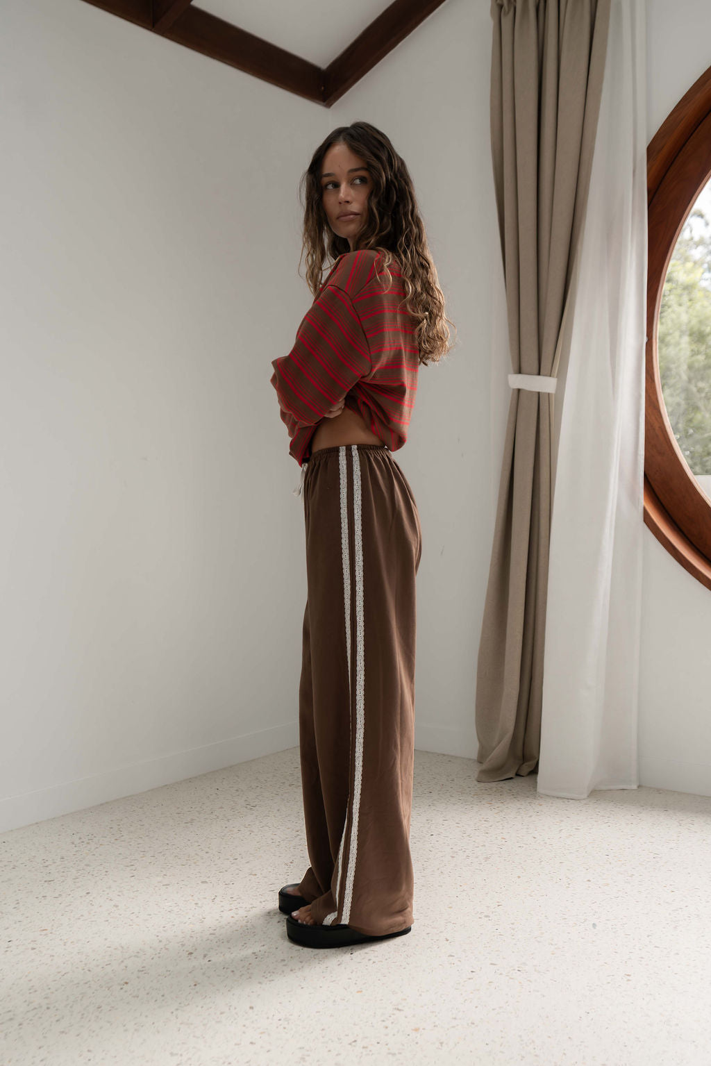 Bobbi Pant | Lace Cacao