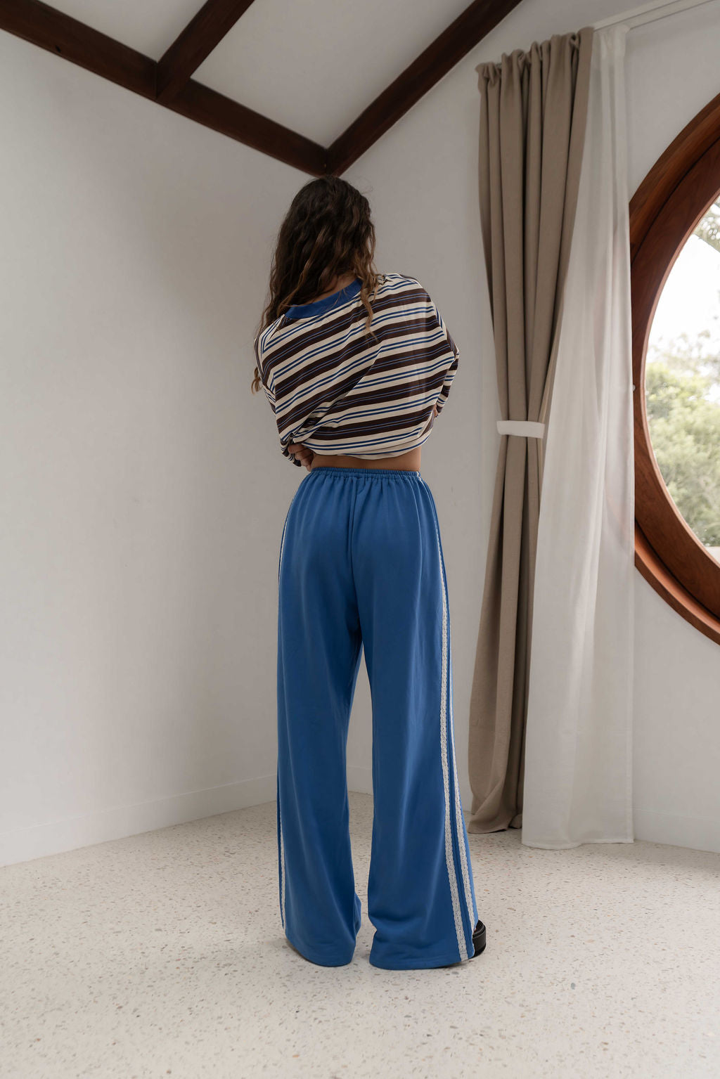 Bobbi Pant | Lace Cobalt