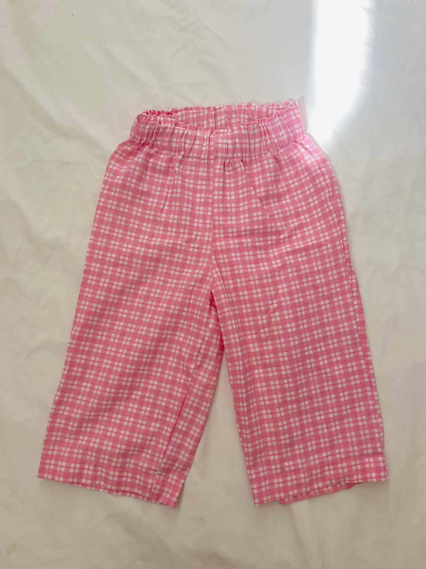 Mini Bobbi Pant | Gingham 'lolly'