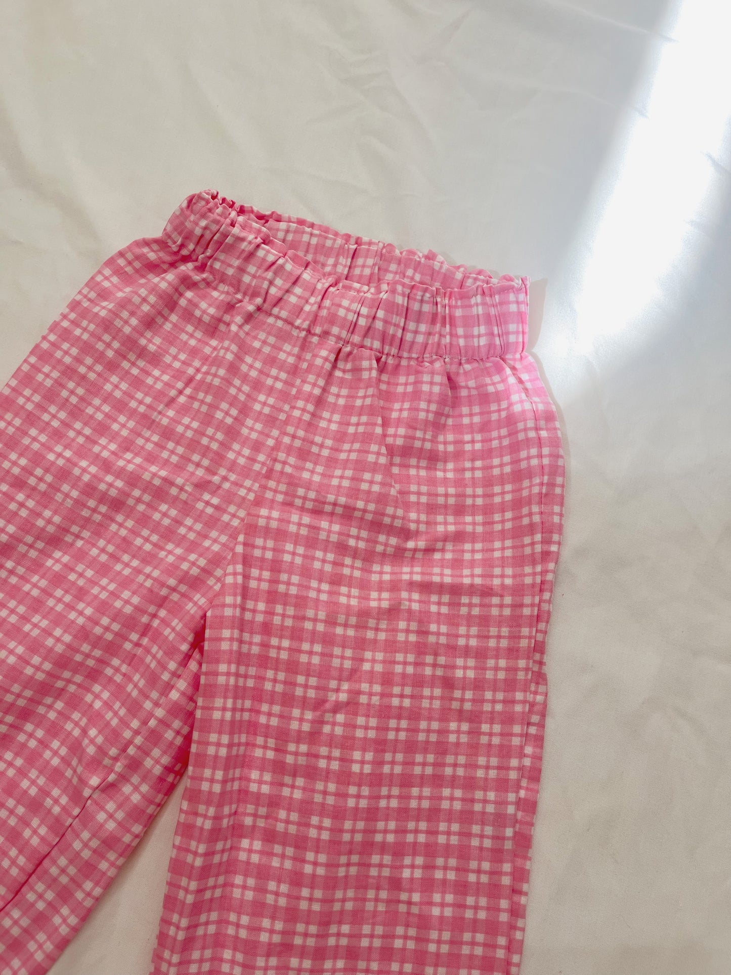 Mini Bobbi Pant | Gingham 'lolly'