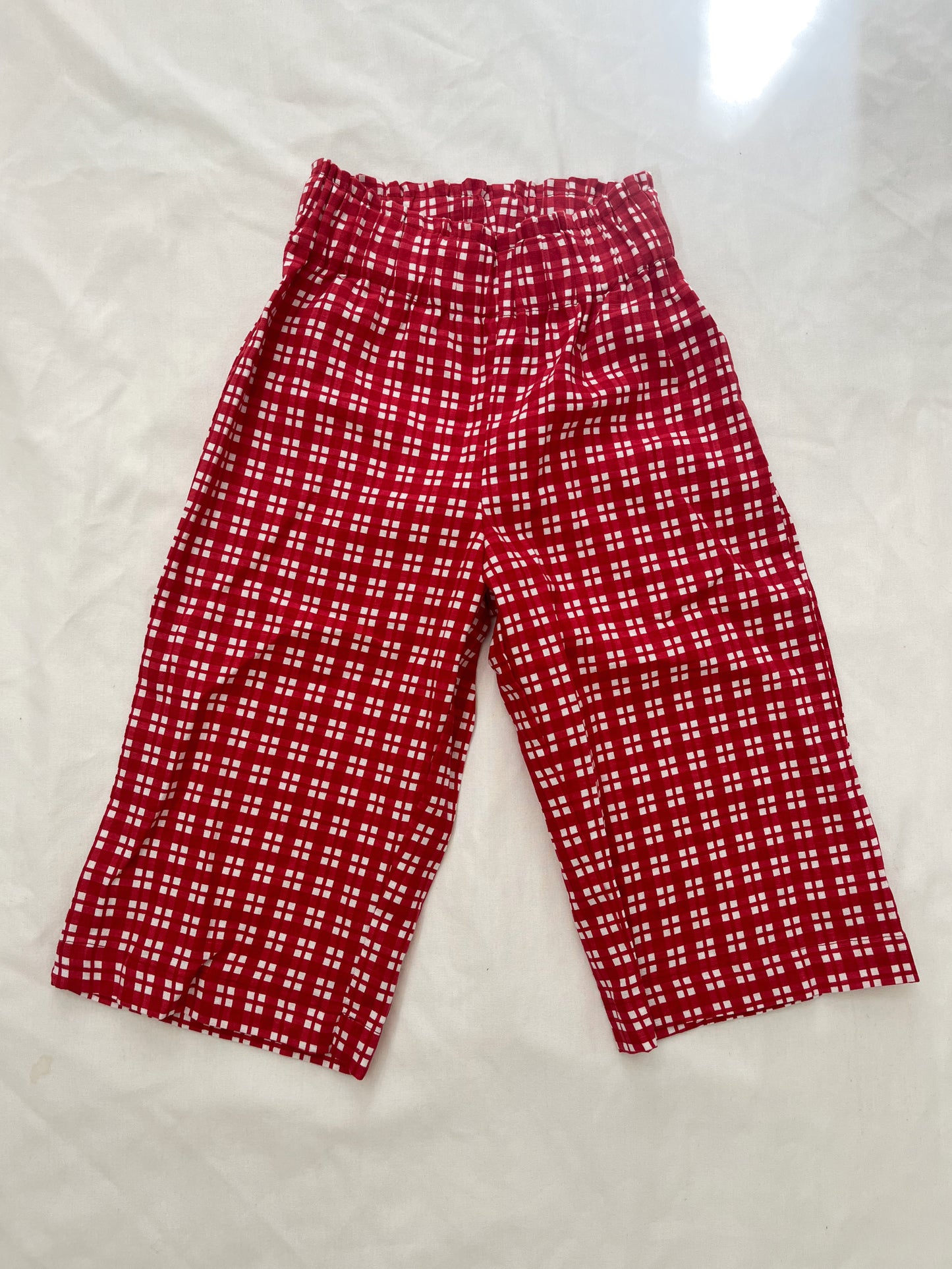 Mini Bobbi Pant | Gingham 'red'