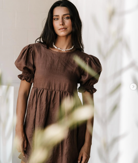Minnie Dress | Chocolate