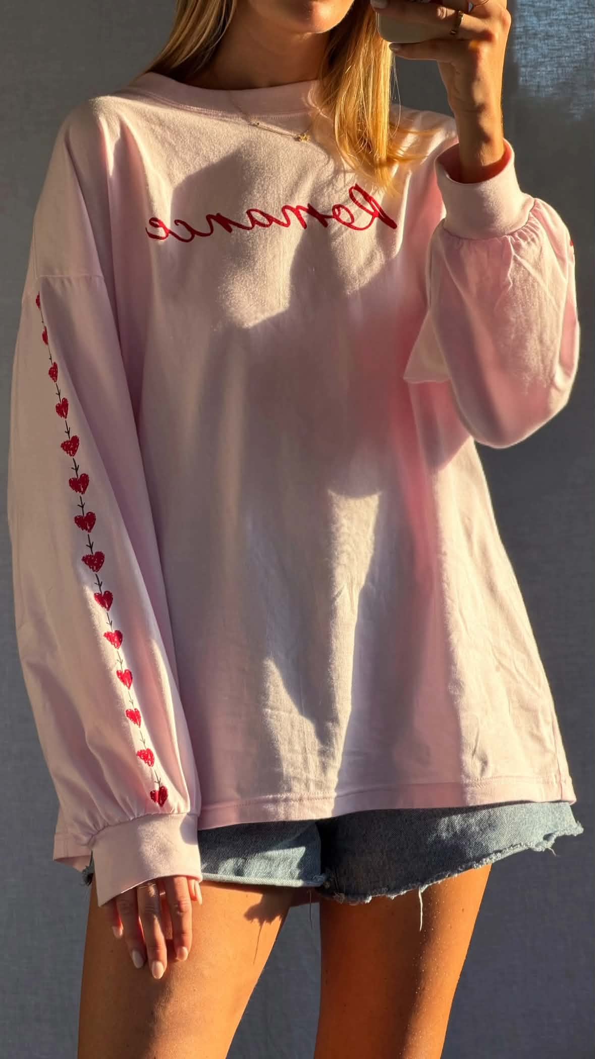 Romance Long Sleeve | Pink
