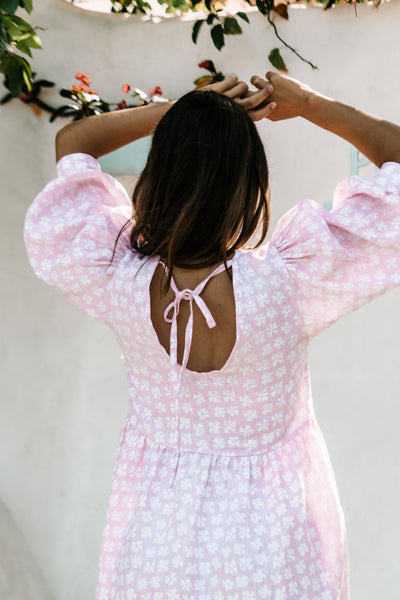Flora Dress | Flowa Baby Pink