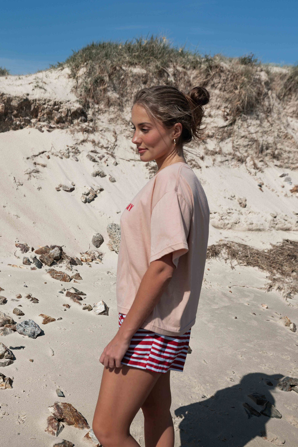 On Holiday Tee | Dusty Pink