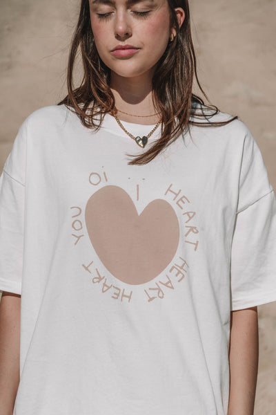 Heart You Tee | Sand