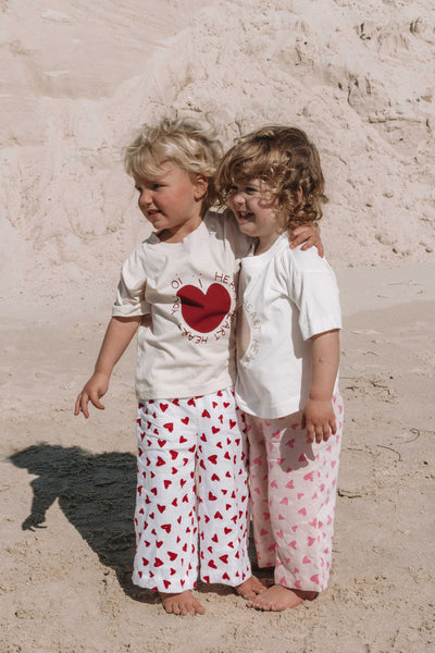 Mini Bobbi Pant | Heart 'Ruby Red'