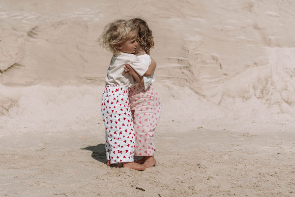 Mini Bobbi Pant | Heart 'Ruby Red'