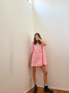 Minnie Dress ‘polkadot’ | Candy pink
