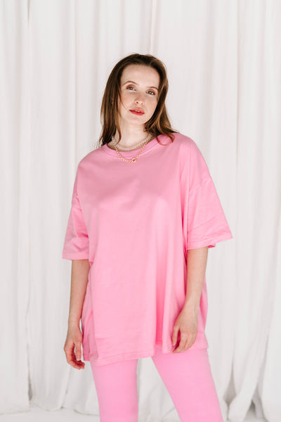 womens oversized tshirt 100% organic cotton soft oversized long fit