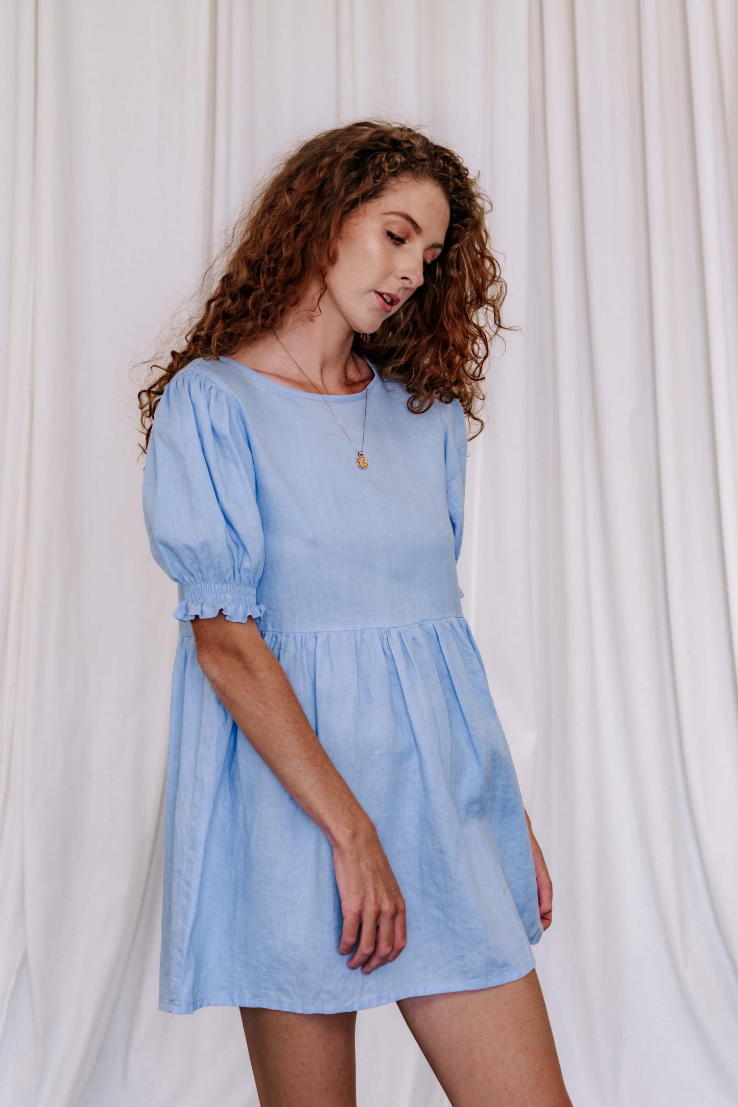 Minnie Dress | Baby Blue