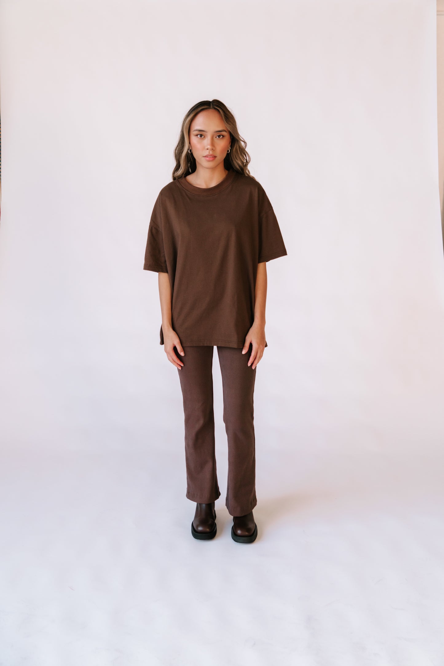 Astrid Oversized Tee | Chocolate