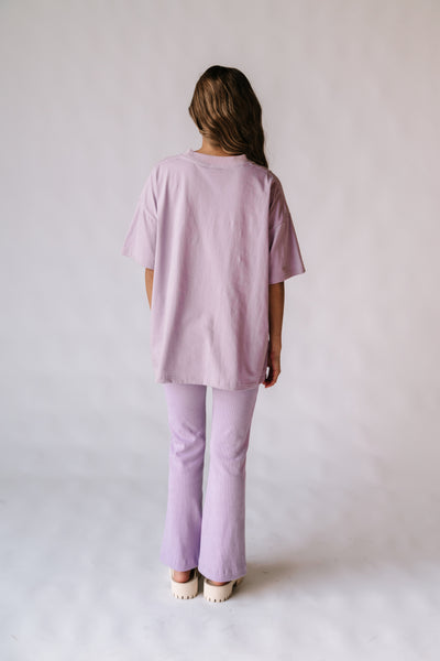 Astrid Oversized Tee | Lilac
