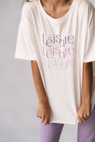 The Lëisure Tee | Lilac