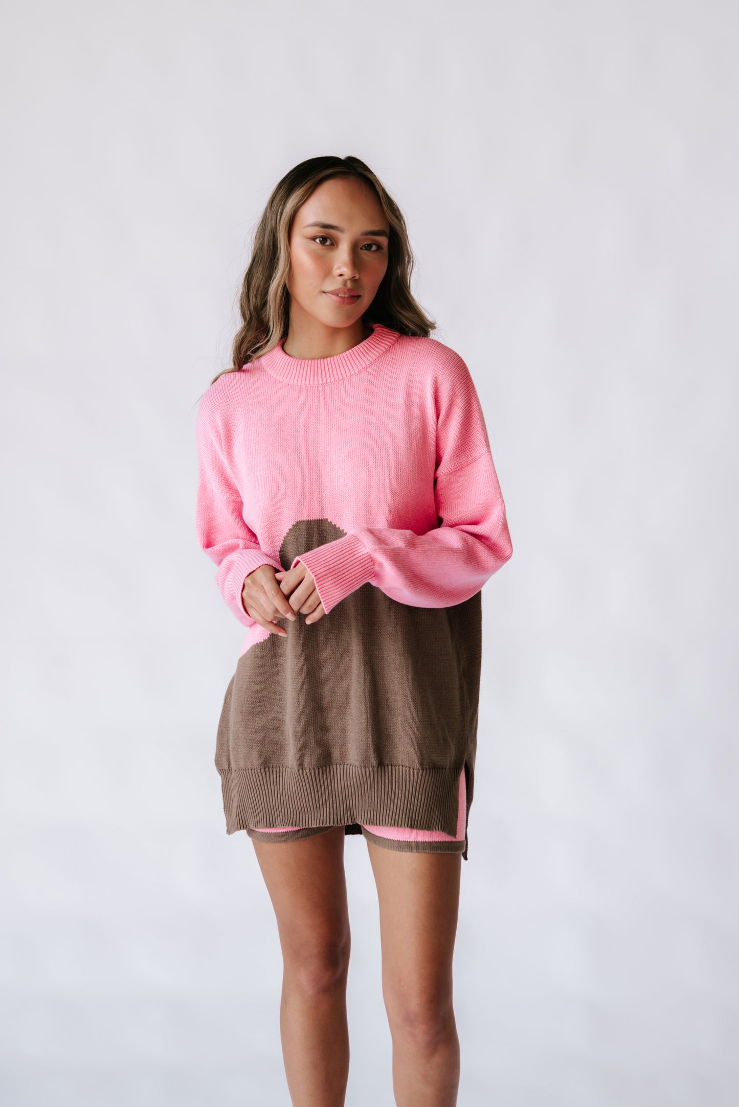 The Wave Jumper | Pink / Mocha