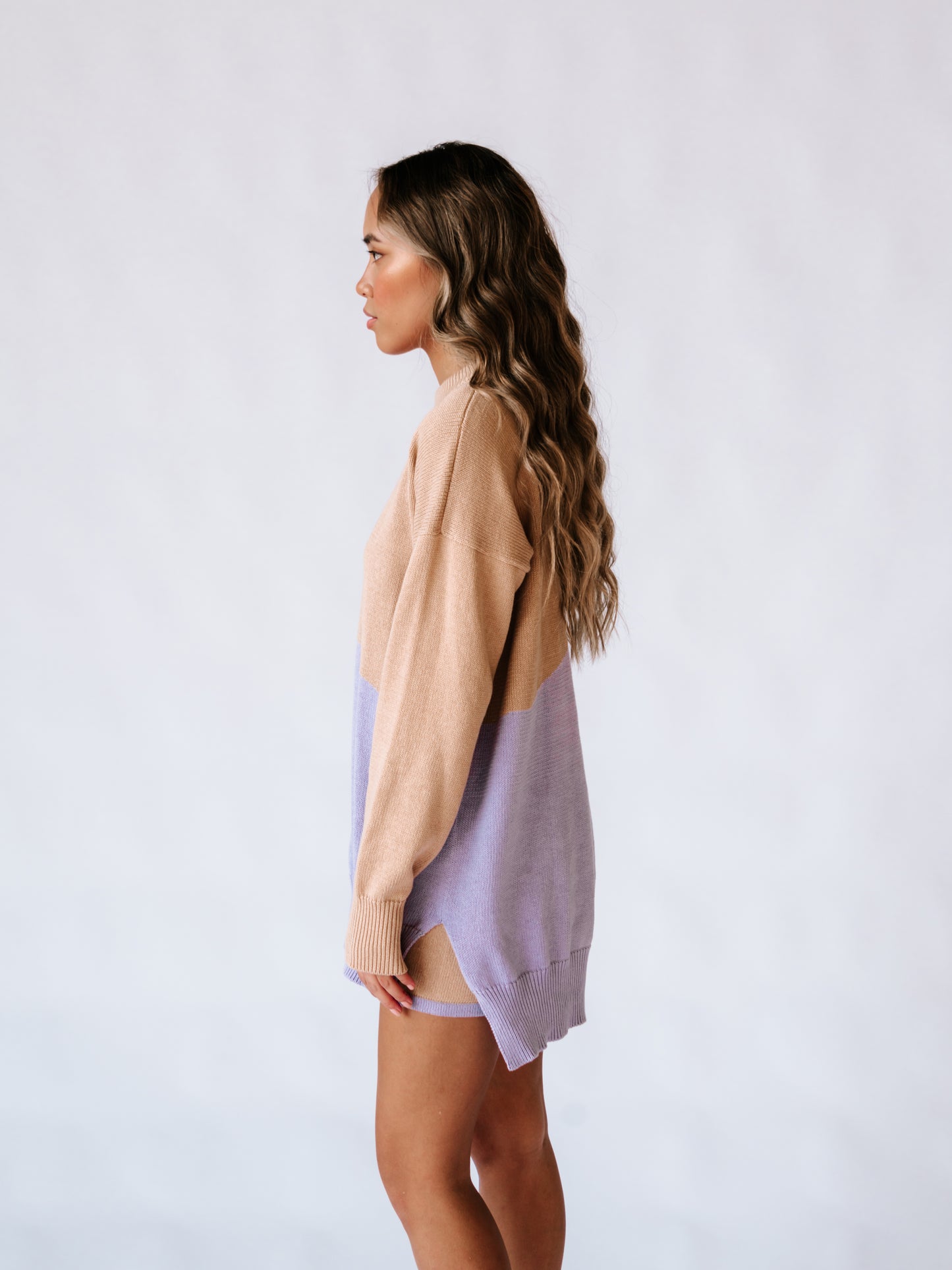 The Wave Jumper | Caramel / Lilac