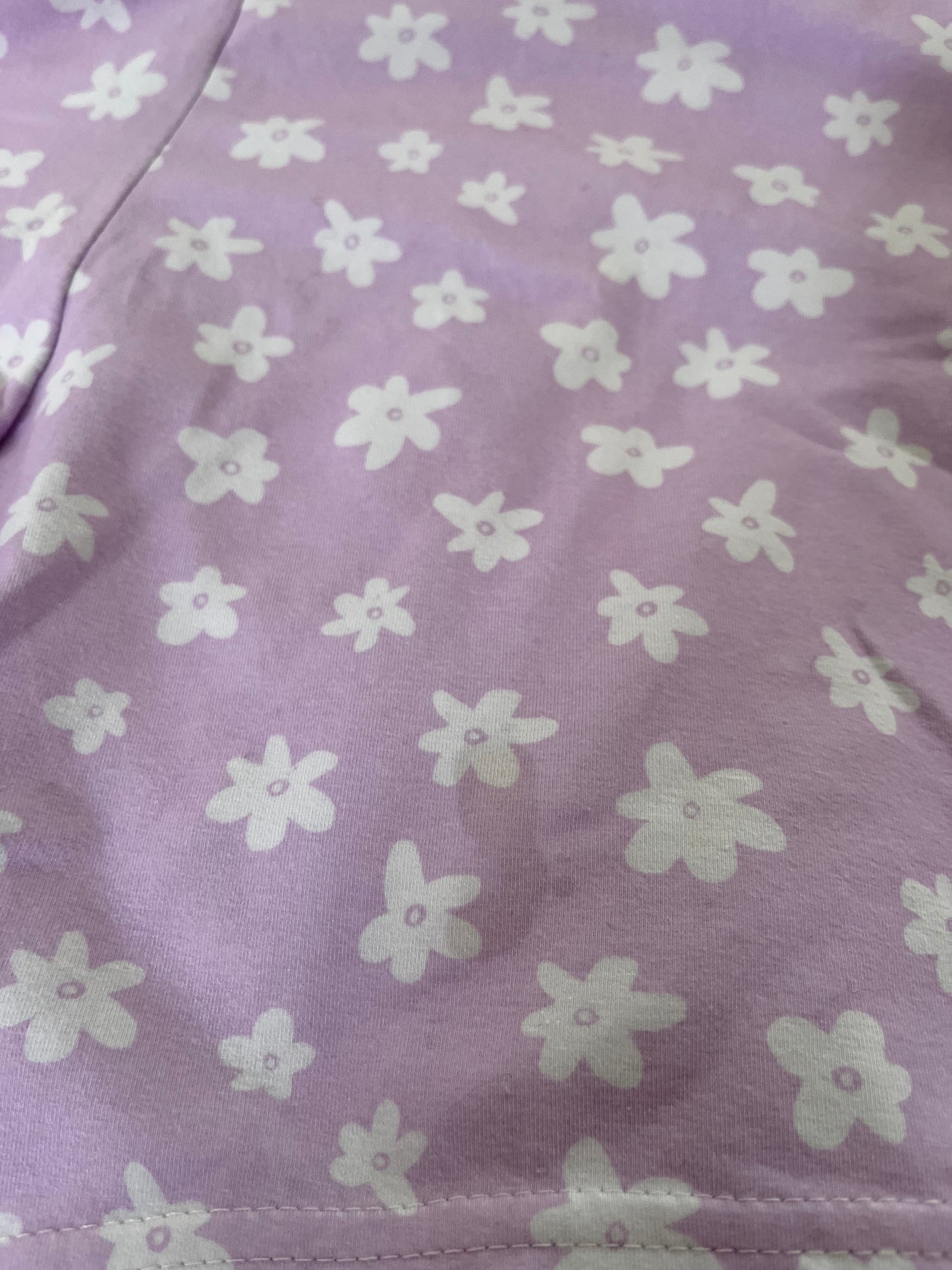 Original Bike Pants | Daisy Print | Lavender | print defect