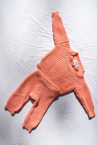 Posey Knit Jumper | Coral