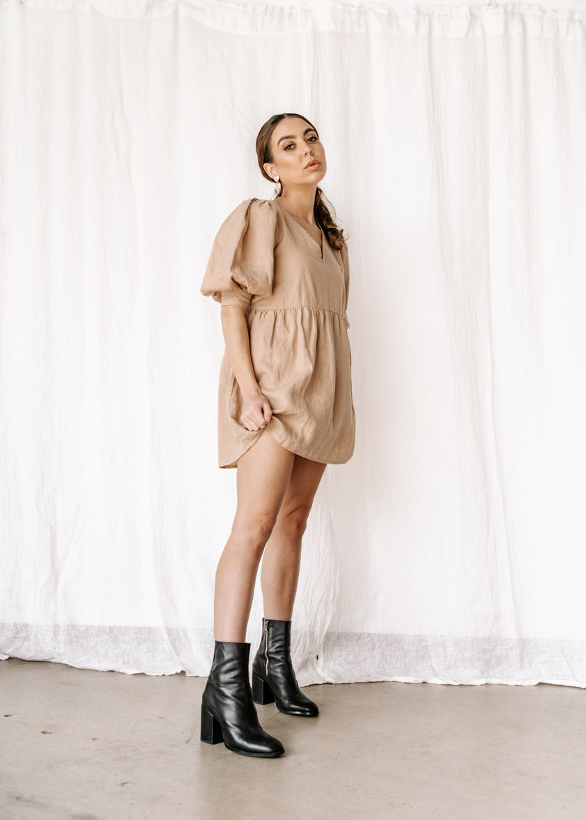 coffee pink colour dress Petal and Pup Women's Elanor Maxi Dress